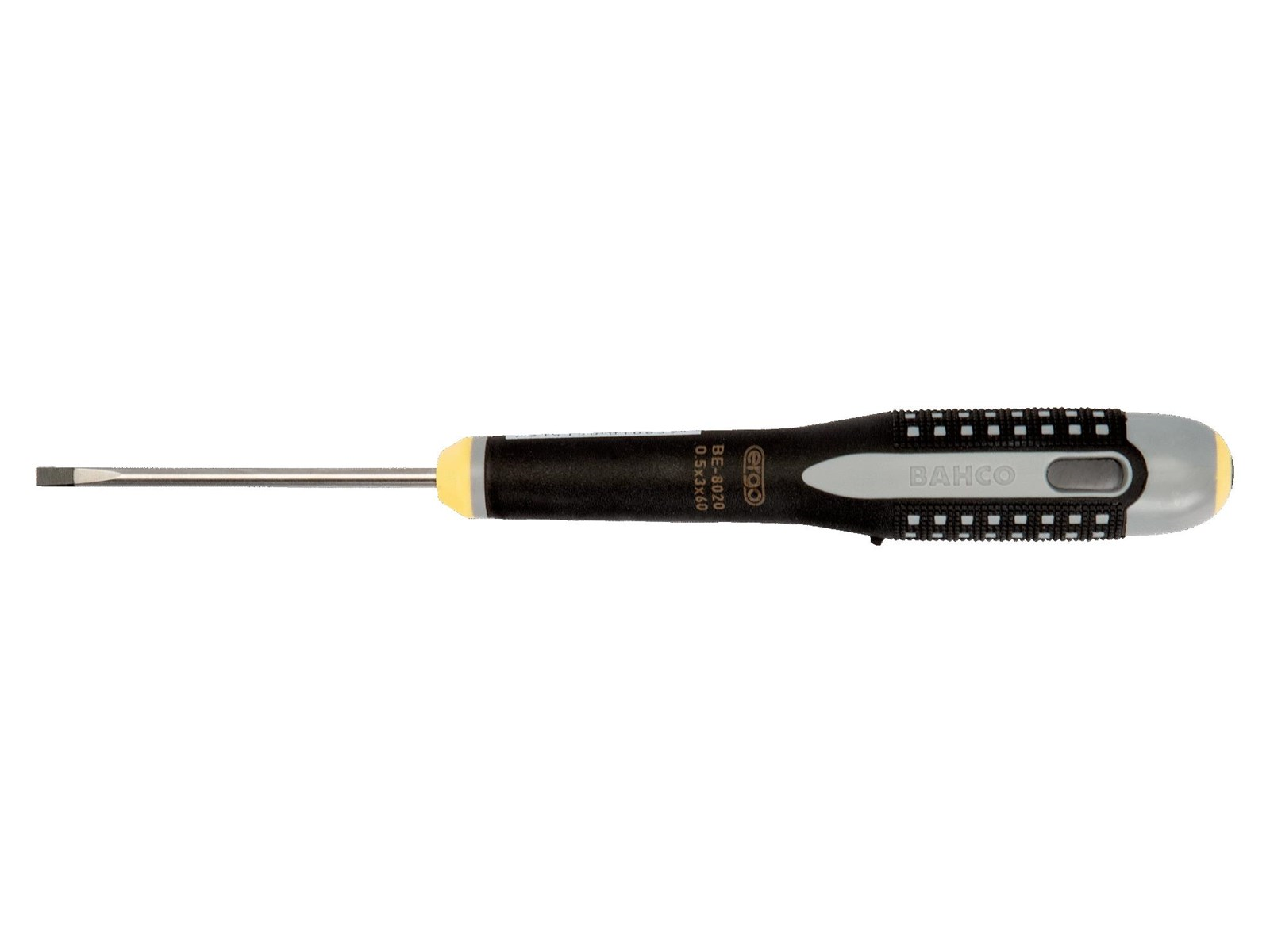 BAHCO screwdriver ergo slotted 1.0x5.5x200mm BAHCO screwdriver ergo slotted 1.0x5.5x200mm